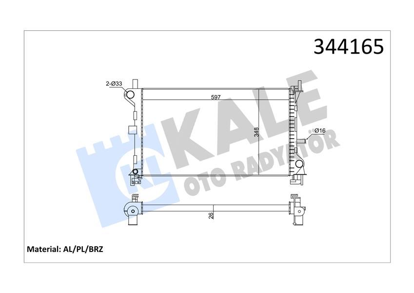 MOTOR SU RADYATORU FOCUS I 1.6 16V / 2.0 16V 98 04 OTOMATIK SANZM. 600 348 26-KALE 344165-ME98AB8005DF-98AB8005KF-1671967