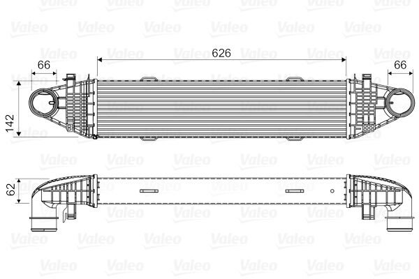 TURBOSARJ RADYATORU MERCEDES C-CLASS W204 S204-VALEO 818617-A2045000300