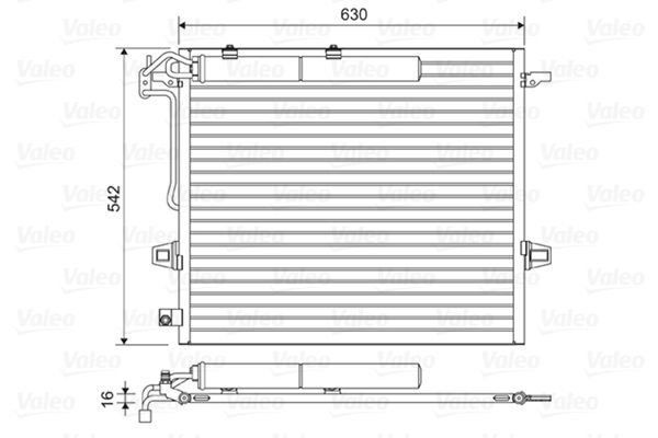 KLIMA RADYATORU MERCEDES X164 W164 W251-VALEO 814025-A2515000054