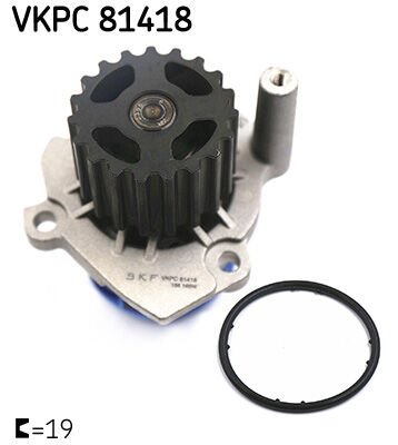 DEVİRDAİM CADDY-GOLF 5-JETTA-PASSAT-POLO-TRANSPORTER T5-FABIA-OCTAVIA-IBIZA 1.9TDI AXB-BJB-BXE 04-10-SKF VKPC81418