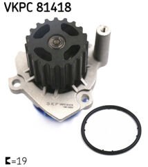 DEVİRDAİM CADDY-GOLF 5-JETTA-PASSAT-POLO-TRANSPORTER T5-FABIA-OCTAVIA-IBIZA 1.9TDI AXB-BJB-BXE 04-10-SKF VKPC81418