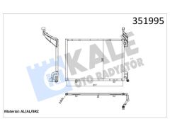 KLIMA RADYATORU KONDENSER FORD B MAX 08 FIESTA 12 17 COURIER 14-KALE 351995-1751975-1755480-1818911-1856009