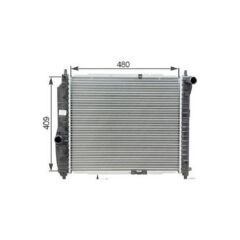 RADYATÖR CHEVROLET AVEO 1.2 1.6-VALEO 733221-95227751-96817887