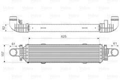 TURBOSARJ RADYATORU MERCEDES X204 W204 S204 C204 C218 W212 C207-VALEO 818631-A2045000200