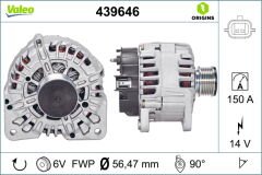ALTERNATOR GRAND SCENIC IV 1.5DCI 16 GRAND SCENIC IV 1.5DCI HYBRİD 16-VALEO-231004864R-231000026R-231002151R