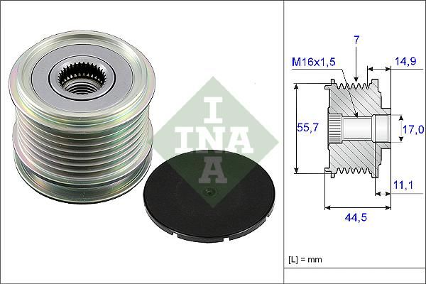 ALTERNATOR KASNAGI MERCEDES W203 S203 CL203 C209 A209 W211 R171-INA-A2711550016