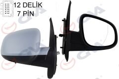 DIŞ DİKİZ AYNASI SAĞ KANGOO-CITAN 13 ELEKTRİKLİ ISITMALI SENSÖRLÜ ASTARLI ASFERİK 7 FİŞ VM-6132EHPASR-GVA 1016320-963010714R-963742374R