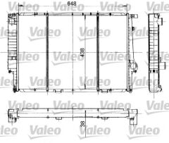 RADYATÖR BMW 5 E34 530i-540i-524td-525td 88-95 -BMW 7 E32 730-740-750 İ-İL 93-97 650x435x42-VALEO-17111236637-17112434445