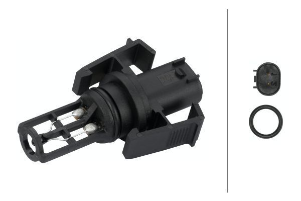 HAVA SICAKLIK SENSORU MERCEDES W168 W176 W202 W203 W204 W639 B906 . VW LT 28-35-46-HELLA 6PT009109291-A6511530028-2D0905379A