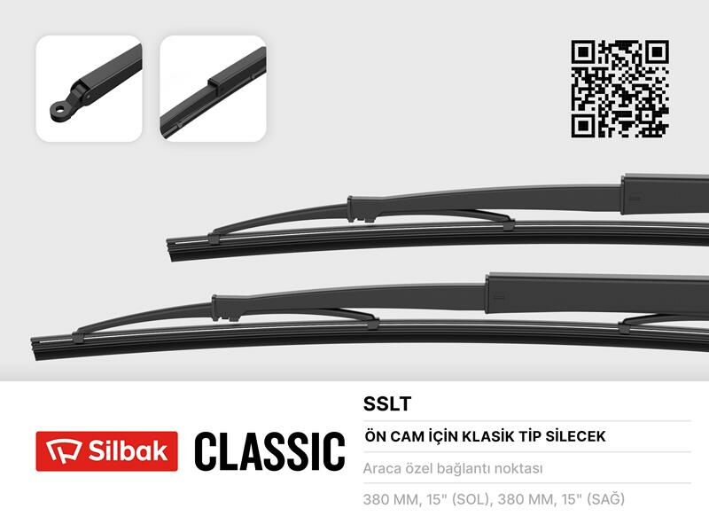 SİLECEK SÜPÜRGESİ KOLLU 385MM SLX ÖN-SILBAK SSLT-85009283