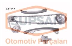 EKSANTRİK ZİNCİR KİTİ CUBE 1.6 16V-JUKE 1.6 16V-MİCRA III 1.6 16V-QASHQAİ 1.6 16V ENG. HR16DE-SUPSAN EZ-147-130281KT0A-130851HC0A