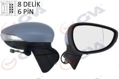 DIŞ DİKİZ AYNASI SAĞ FIESTA 08 14 ELEKTRİKLİ ISITMALI SİNYALLİ ASTARLI 6 FİŞ VM-6313EHPAR-GVA-8A6117682FJ5YYW-1753801