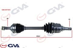 KOMPLE AKS SOL COROLLA E10 1.6i 92-97 594.5 mm-GVA 4471051-4342020112-2650112001