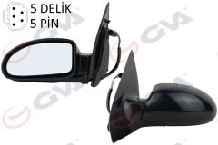 DIŞ DİKİZ AYNASI SOL FOCUS 98 ELEKTRİKLİ ISITMALI KONVEKS 5 FİŞ VM-319EHL-GVA-98AG17683HS-1077786-1078772