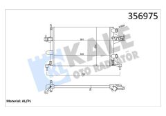 RADYATÖR BRAZING CORSA C-COMBO-TIGRA 1.0-1.2-1.2 16V-1.4-1.4 16V AC KLİMASIZ MEK 545x359x23 1300236-9201955-25555161-24445162-KALE 356975-95513834-1300334-1300250-93173379