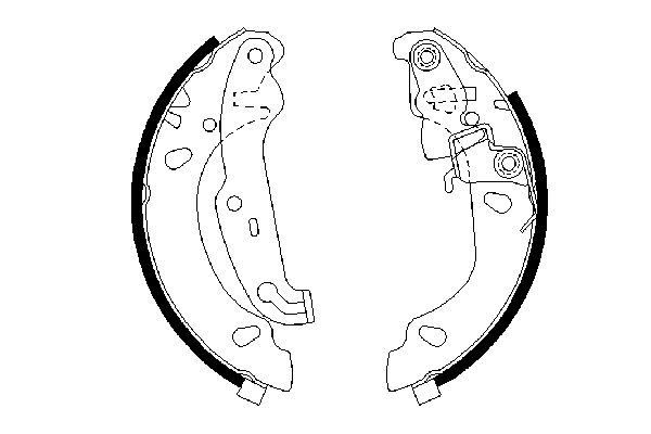 ARKA PABUÇ BALATA FIESTA IV-V 1.3-1.4-1.6-1.8 95-1.02 KA 1.3 96-08 GS8453 180x32-BOSCH 0986487624-4S512200BB-YS5J2200AB-1433865