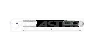 İÇTEN ÖRGÜLÜ BENZİN YAKIT HORTUMU 5 mm x 11 mm NBR-MASTER 2243-322500055