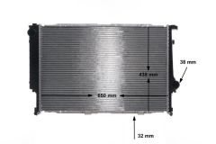 MOTOR SU RADYATORU BMW E31 E34-MAHLE CR287000S-17111702453-17111723637-17111723637