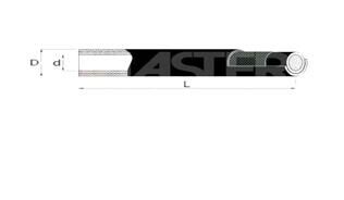 İÇTEN ÖRGÜLÜ BENZİN YAKIT HORTUMU 7.5 mm x 13 mm NBR-MASTER 2225-322500056