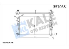 MOTOR SU RADYATORU MERCEDES SPRINTER B906 . VW CRAFTER 30-35-50 680X416X24-KALE 357035-A9065000002-2E0121253A