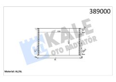 KLİMA KONDENSERİ VECTRA C AL/AL 688x668x16-KALE 389000-13101839-1850076-1850079-24418362