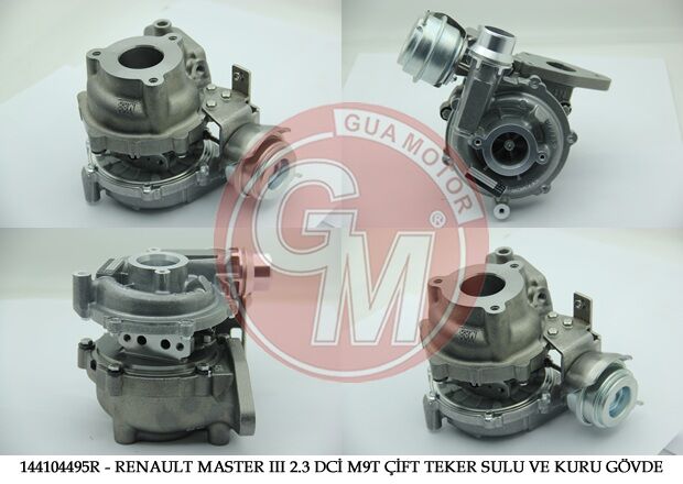 TURBO ŞARJ RENAULT MASTER III 10 OPEL MOVANO B 10 2.3dCİ M9T-GUA-144104495R