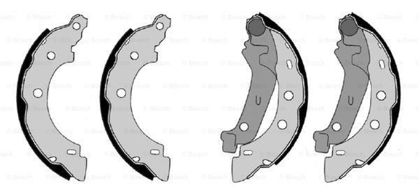 ARKA PABUÇ BALATA KNG 1.2-1.4 ENJ1.6.-1.9D 97 1.5DCİ 01 KUBISTAR 03-09 203x39 0986487570-BOSCH 0986487896-7701205523-7701207555-4406000QAG