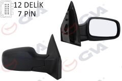 DIŞ DİKİZ AYNASI SAĞ CLIO 06 ELEKTRİKLİ ISITMALI SENSÖRLÜ KONVEKS 7 FİŞ VM-6136EHSR-GVA-7701061193