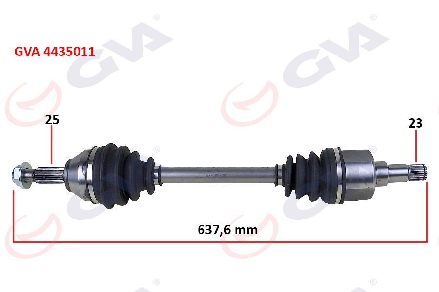 ÖN AKS KOMPLE SOL FORD FOCUS I 1.4 16V-1.6 16V-1.8 16V-1.8TDCI 98 04-GVA 4435011-XS4W3B437DB-1345864