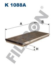 POLEN FILTRESI MERCEDES SPRINTER B901 B905 . VW LT 28-35-46 KARBONLU-FILTRON K1088A-A9018300418-2D0819638