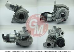 TURBO KOMPLE ASTRA J-CORSA D-MERIVA B-COMBO D-PALIO-ALBEA 1.3 MJTD-CDTI Start/Stop Teknolojisi 54359710027-54359700027 BORGWARNER-GUA-55225439-860164-95516200-55221160