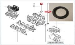 EMME MANİFOLD BOĞAZ CONTASI KNG 1.9 DZL. F8Q-AFT KC516125-7701066962