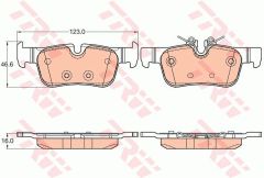 FREN BALATASI ARKA BMW F45 F48 F39 MINI F60 F54-TRW-34216859917