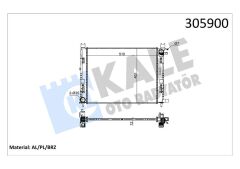 MOTOR SU RADYATORU CAPTUR I 12 CLIO IV 12 DOKKER 12 SYMBOL III 14 SANDERO II 12 0.9 TCE 1.2 TCE 1.5 DCI 1.6 506x414x18-KALE 0518591AB-214107326R-214100055R-214102590R
