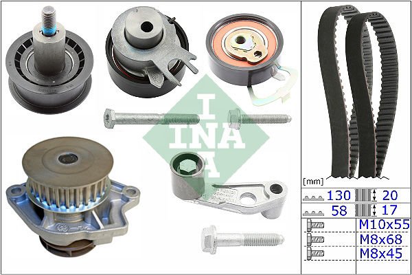 DEVİRDAİMLİ TRİGER SETİ 130x200 - 058x170 POLO-CORDOBA-GOLF IV 1.4-1.6 16V BCB-BBY-BUD-INA-036198119A-036198119C-036198119E