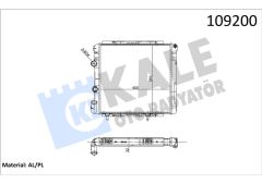 RADYATÖR R9 1.4 ENJ 2 SIRA AL PL SİSTEM-KALE 0513162AL-7702262000