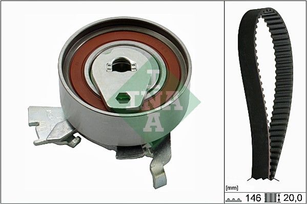 EKSANTRİK GERGİ KİTİ 146x200 VECTRA A-OMEGA A-ASTRA F-CALIBRA-KADETT E 1.8i-2.0i 8V 18SV-C18NZ-20NE-INA-1606359-1606385-93188132-93188133
