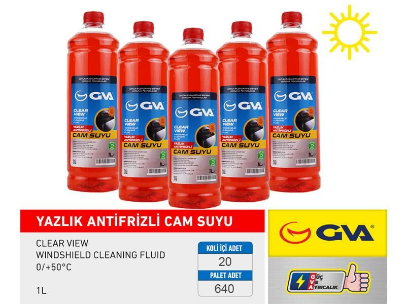 CAM SUYU 1 LT YAZLIK ANTİFRİZLİ 0/ 50C-GVA 9910310