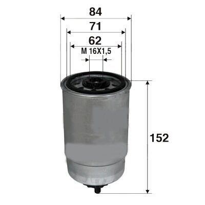 YAKIT FİLTRESİ BOXER 2.0HDI-2.8HDI 00- -DUCATO 2.0JTD-2.8JTD 00-02 -JUMPER 2.0HDI-2.2HDI DOBLO 1.9-SARDES SF143-46797378-1906.67-1906.66-1906.C3