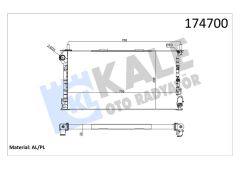 MOTOR SU RADYATORU CONNECT 1.8TDCI 75PS 90PS 110PS 02 KLIMALI 2 SIRA AL PL-KALE 0224292AL-4T168005GA-8T168005BB-1365996