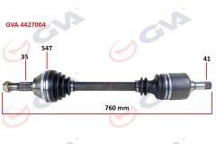 KOMPLE AKS SOL DUCATO-BOXER-JUMPER 2.5 D 94-02 18Q ABS Lİ 54DİŞ 762mm-GVA 4427004-3272.9K-3272.V5-3272.J7-1487937088