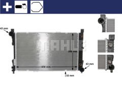 MOTOR SU RADYATORU MERCEDES W203 CL203 S203 C209 A209 R171-MAHLE CR387000S-A2035000303