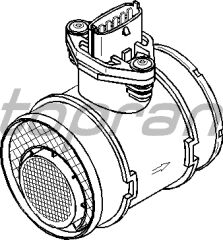 HAVA KÜTLE ÖLÇER DEBİMETRE CORSA C-COMBO C 1.3-1.7 ASTRA G 1.7 Y13DT-Z13DT-Z17DTH-DTL-TOPRAN 207187001-24439252-93177718-836635
