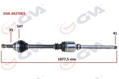 KOMPLE AKS SAĞ DUCATO-BOXER-JUMPER 2.5 D 94-02 18Q ABS Lİ 54DİŞ 1085mm-GVA 4427003-3273.5W-3273.13-3273.10-1487936088