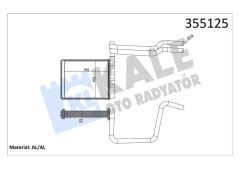 KALORIFER RADYATORU FOCUS III 11 18 TOURNEO CONNECT 1.5-1.6 TDCİ 14-KALE 355125-BV6N18B539AA-5166610