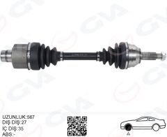 ON AKS KOMPLE SAG MONDEO I -II 1.6- 1.8- 2.0 93 00-GVA 4437000-96BG3B436AAB-1132653-1692055