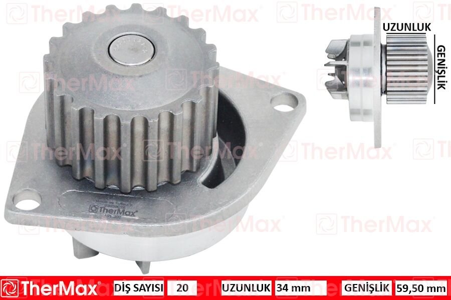 DEVİRDAİM SAXO 96-03 XSARA 97-00 106 94-96 206 98-00 306 00-01 405 92-96 1.4-1.5D-1.6-THERMAX T01.302-1201.E4-1201.E6-210106F907