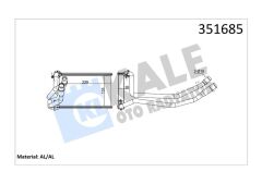 KALORİFER RADYATÖRÜ MEGANE II-KALE 351685-7701209524