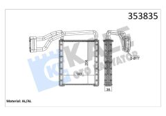 KALORIFER RADYATORU ARKA TRANSIT V363 14 17 CUSTOM V362 14 17-KALE 353835-BK2118B539CA-1791695