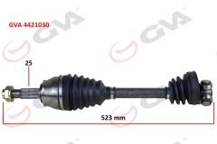 KOMPLE AKS SAĞ PALIO-ALBEA-DOBLO 1.3 MTJ 06 KISA TİP 523mm-GVA 4421030-51832278